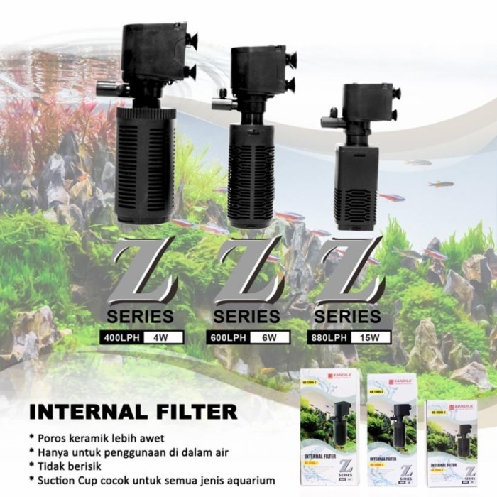 RB22 Kandila Z Series Internal Filter 600LPH/6W KD 1100L Z KD1100LZ