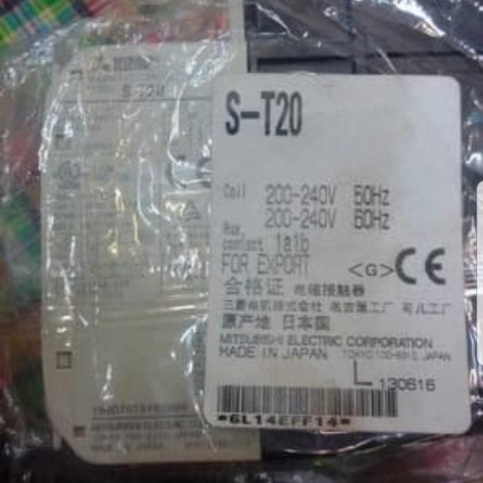 KONTAKTOR / CONTACTOR MODEL S-T20 / ST20 20A MERK MITSUBISHI