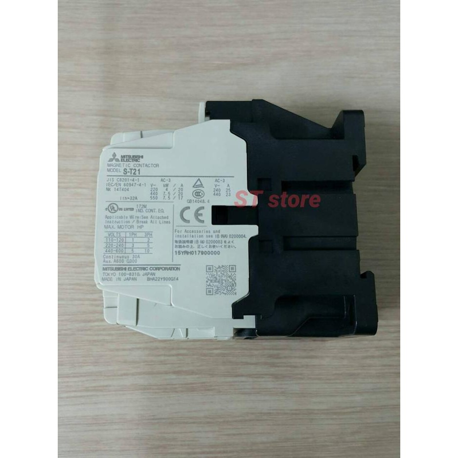 KONTAKTOR MITSUBISHI S-T21 / CONTACTOR MITSUBISHI S-T21 3P 32A