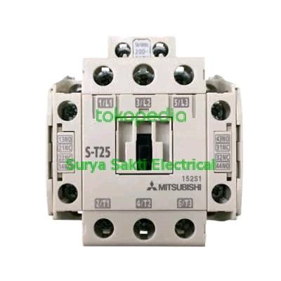 MAGNETIC CONTACTOR MITSUBISHI ST-25 220VAC ST25 KONTAKTOR