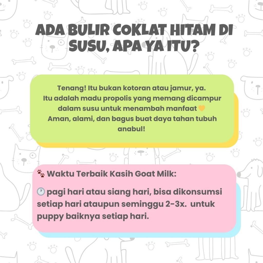 RB22 Poochlicious Goat Milk / Susu Kambing Anjing / Susu Kambing Bubuk / Goat Milk Bubuk Anjing