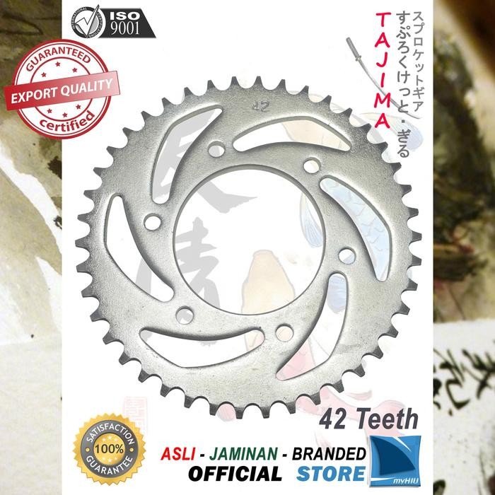 Gir Belakang / Gear Belakang 428-42T Yamaha Vixion, Vixion New Tajima Kode 001