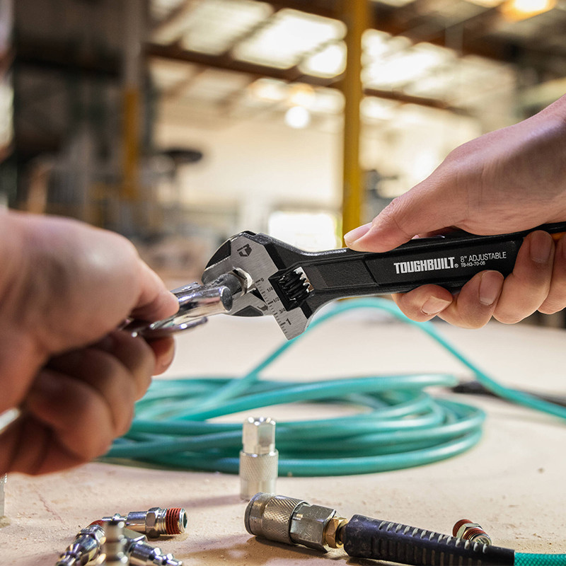 Double scale adjustable wrench, universal adjustable wrench, labor-saving genuine 8-inch 10 inch bat