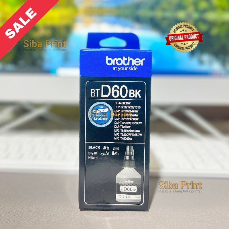 Tinta Orinal Brother BT D60 BK / BT5000 CMY Tinta Printer DCP-T310 DCP-T510W DCP-T710W DCP-T810W