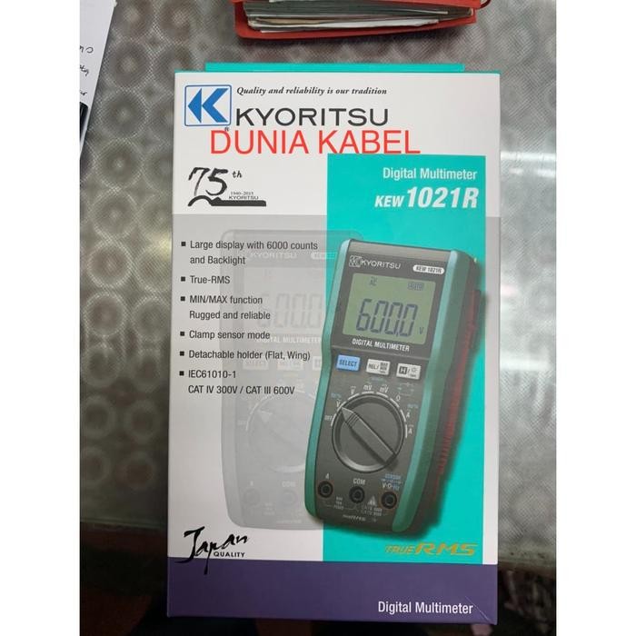 Digital Multimeter Multitester Kew 1021R Kyoritsu 1021 R Gratisongkir