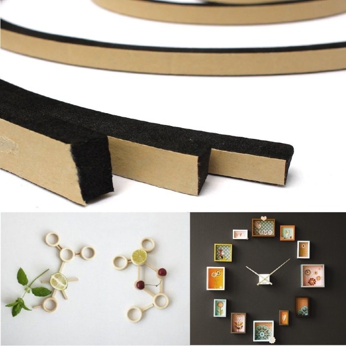 

Toso - 2M6Ft Tape Perekat Foam Karet Tebal 10Mm