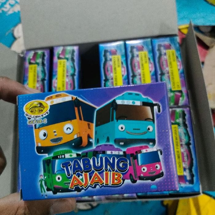 

Mainan Pop pop Tabung ajaib Bawang Ajaib banting 1 pak isi 12 Kotak 1 kotak isi 50 pcs