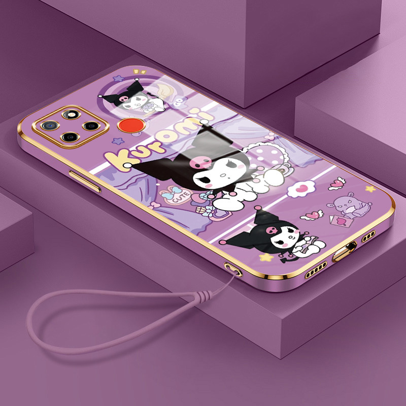 Casing Hp Untuk Realme C12 C25 C25s C15 Case Casing HP Kesing Anime Keren Softcase sisi berlapis pel