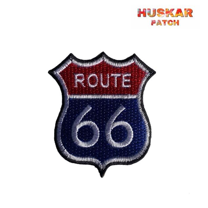 

TERMURAH Patch Bordir / Emblem Bordir Jahit ROUTE 66 Aksess Emblem Motor Keren Bikers READY STOCK