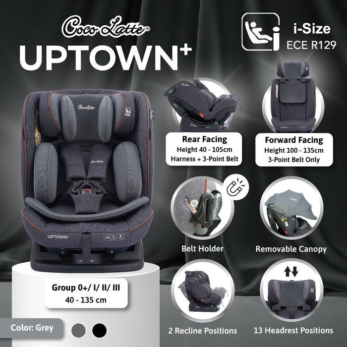 Car Seat Cocolatte Uptown+ / Kursi Mobil Bayi