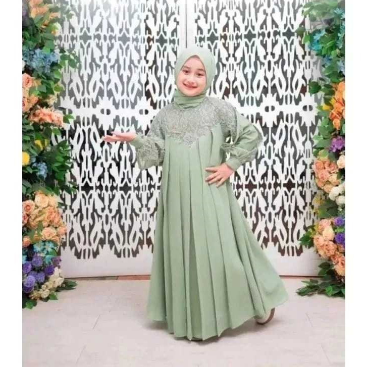 Gamis Anak Perempuan Gams Anak Umur 345678910111213Tahun Dres Gamsi Tanggung Kids Terlaris Ghamis Le