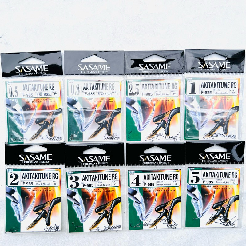 VIVE Kail Pancing SASAME AKITAKITSUNE RG-F985 Black Nickel