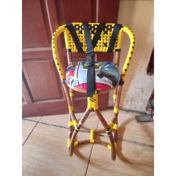RB22 boncengan anak motor matic//boncengan rotan motor matic//kursi anak motor matic//dudukan motor