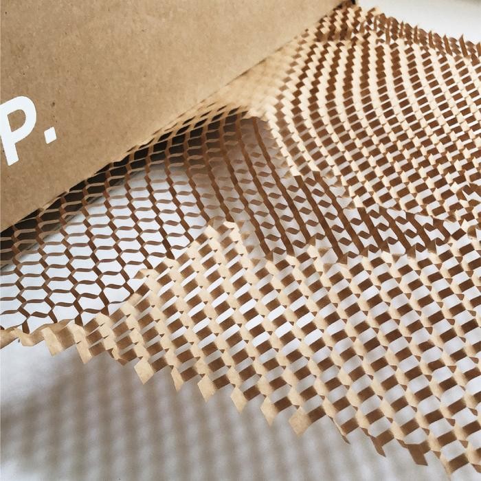 

Aman - Eco Wrap (38X50M) Eco Friendly Bubble Wrap Honeycomb Paper Kertas Roll