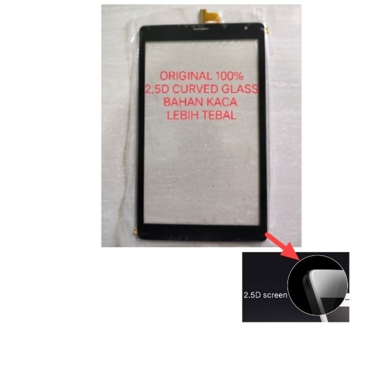 fara Touchscreen toskrin ts tc tablet tab ADVAN A8 - ADVAN 8004 / ADVAN T8004 layar 8 inchi original