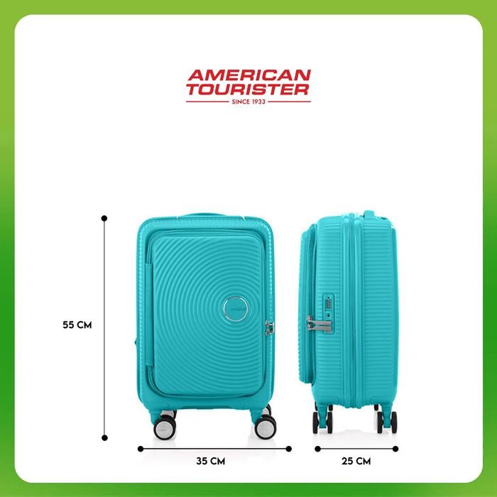 American Tourister Curio Koper Cabin 20 inch Turquoise