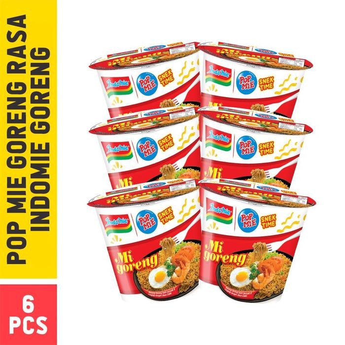 

Ready JT 6 PCS - Popmie Goreng Rasa Indomie Goreng 80 Gr