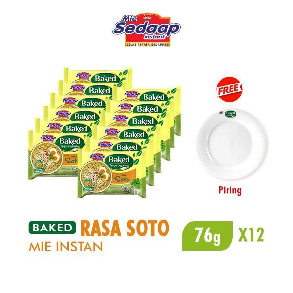 

Ready JT Sedaap Baked Mie Instan Soto 76 gr x 12 pcs