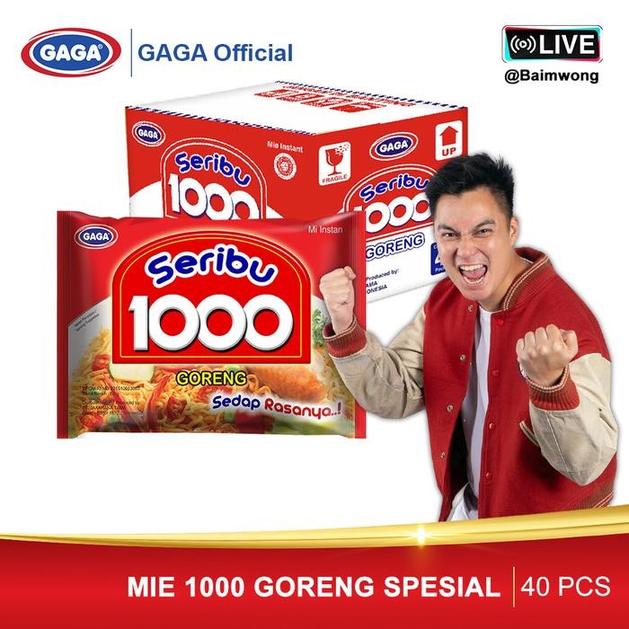 

Ready JT GAGA 1000 Goreng Spesial 1 KTN (isi 40 pcs)