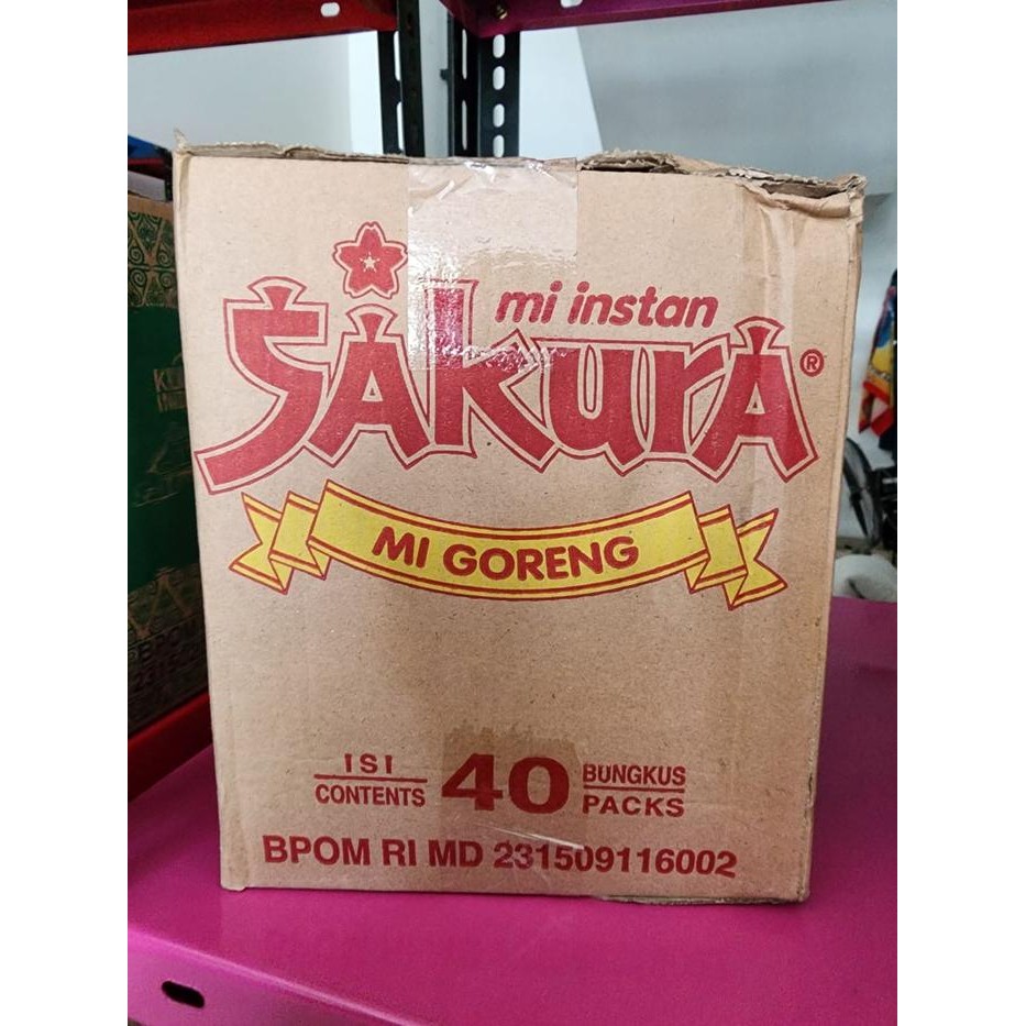 

Ready JT Mi goreng instan Sakura isi 40 PCS (1 DUS)
