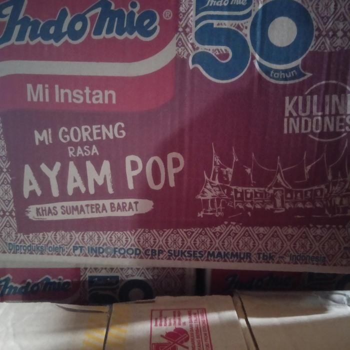 

Ready JT Indomie rasa ayam goreng pop per dus isi 40 pcs