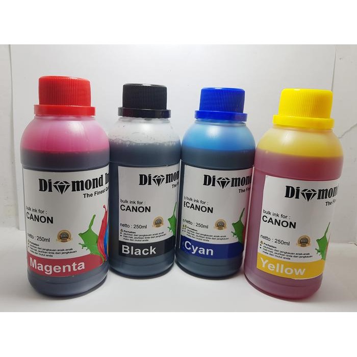 

PAKET TINTA CANON REFILL 250ML DIAMOND INK BEST QUALITY GRADE A