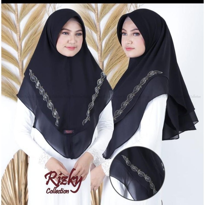 Khimar Payet TBK/Babydol Bahan Babydol Armani JD7