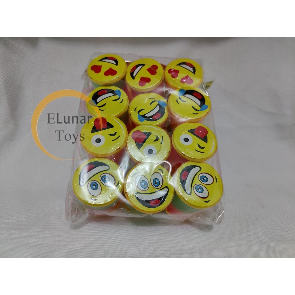 SSN68 Mainan Anak Per / Pegas Slinky Spring Rainbow (GROSIR) Emoticon dan Karakter Lucu Motorik