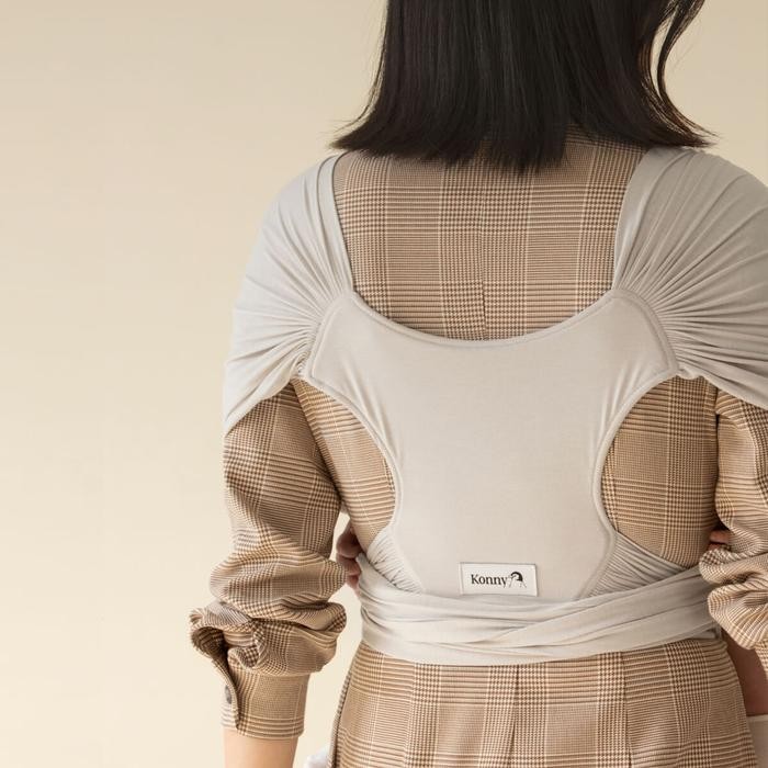 Konny Baby Carrier Elastech - Creamy Gingham
