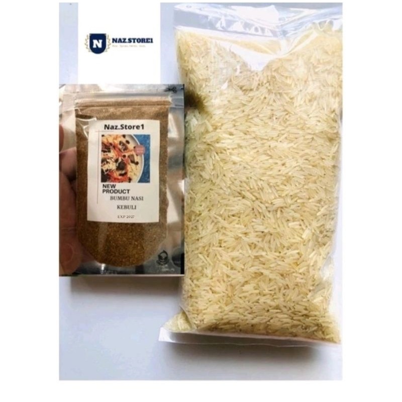 

aina Promo Paket Beras Basmati 1kg dan Bumbu Nasi Kebuli