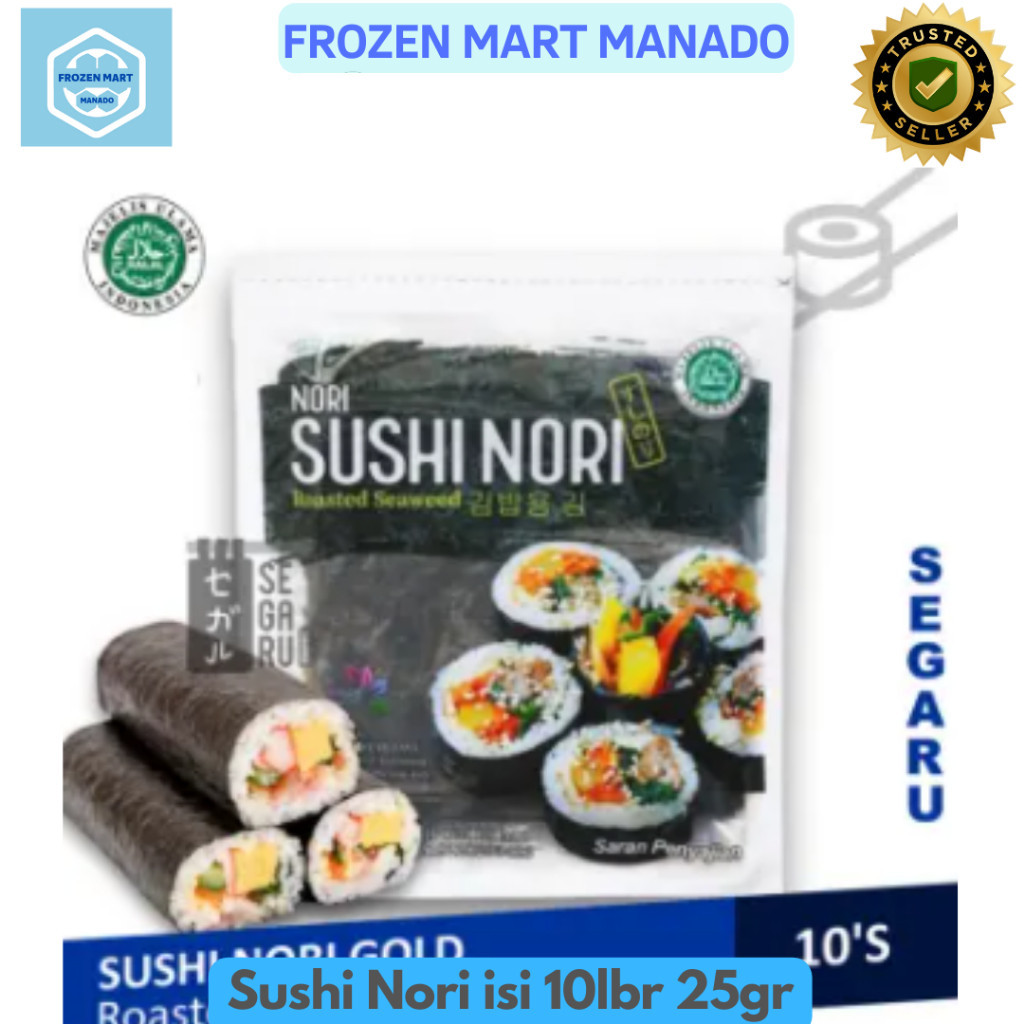 

Sushi Nori isi 10lbr 25gr - Frozen Food Tomohon