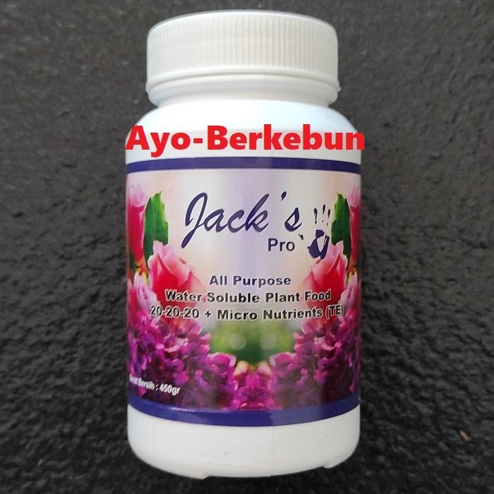 Pupuk Jack`s 20-20-20 / Pupuk Jack Pro / Pupuk Anggrek / Pupuk NPK