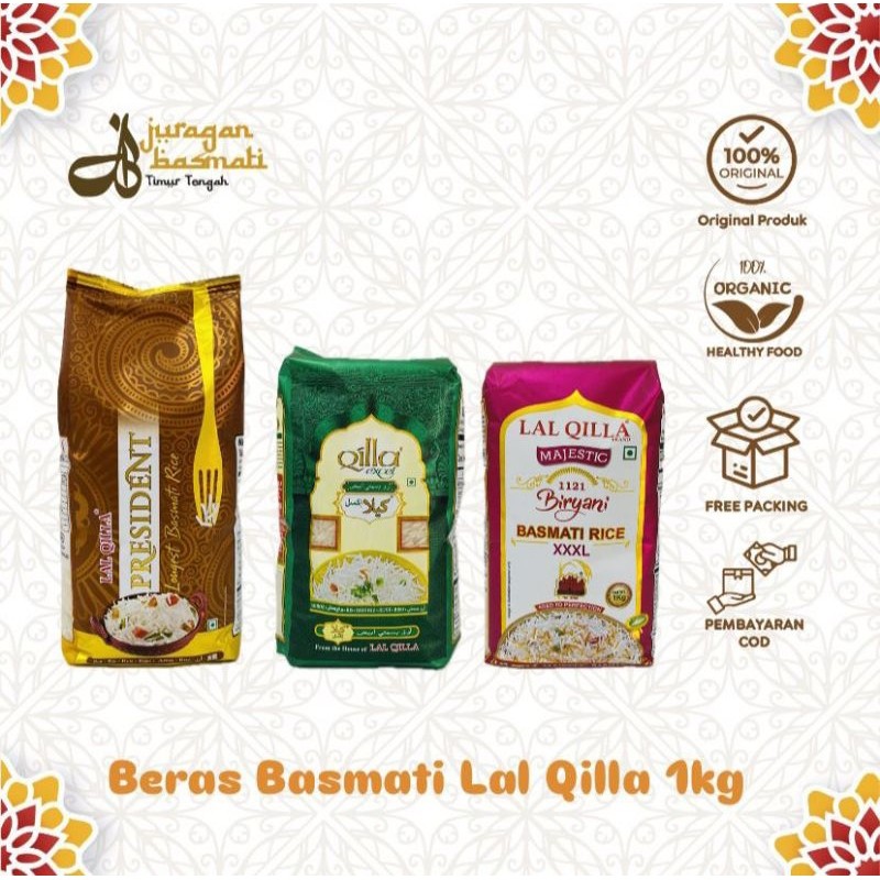 

Terlaris! Beras Basmati Lal Qilla 1kg