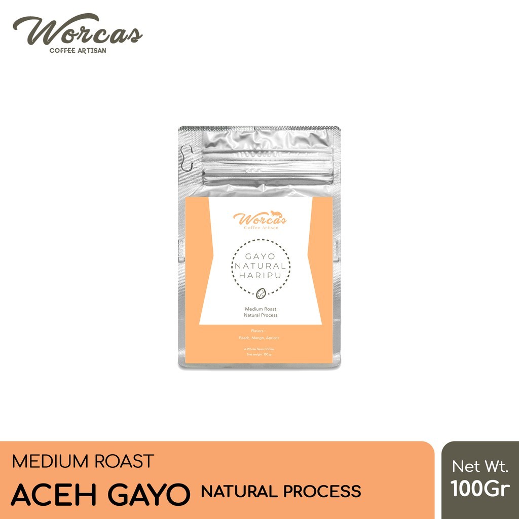 

PROMO WORCAS Kopi Arabika Aceh Gayo Natural Process 100 Gram - Medium Roast