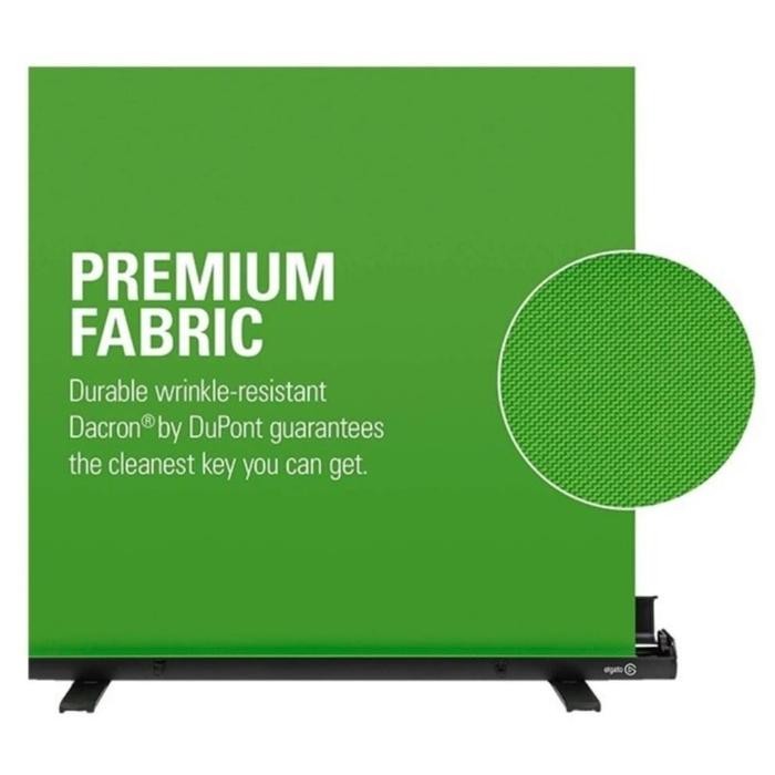 Green Screen Hijau Portable Background Roll Up Live Photography Backdrop Hijau