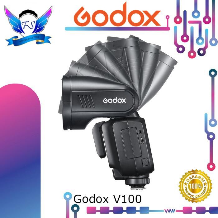 Godox V100 Round Head Flash V-100 Godox Flashgodox V100 Round Head Flash V 100 Godox Flash