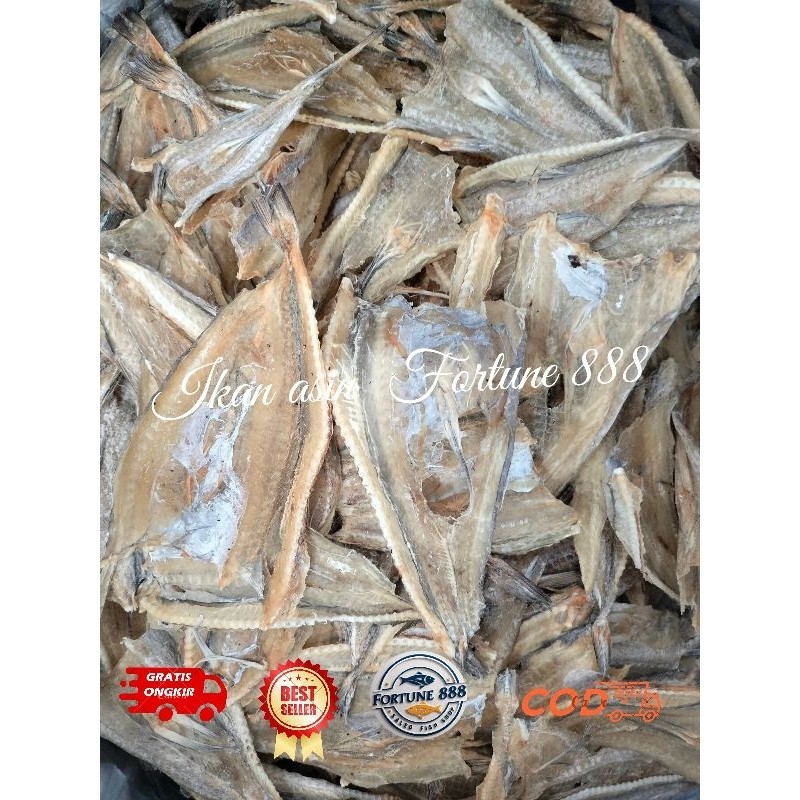 

Terlaris! Ikan asin Siting/Jamrong belah Tipis Kerupuk tawar super 1gram, gram, 250gram