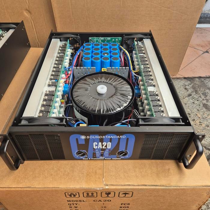 Power Amplifier Ca 20/Ca20 Soundstandard ( Body Panjang )Murah