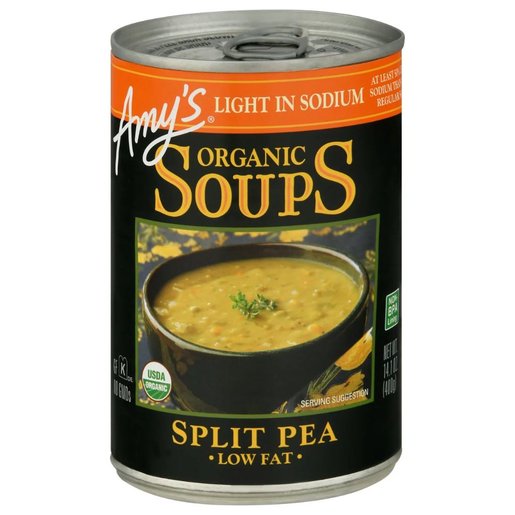 

Lovely Back - Amys Split Pea Soup Light in Sodium 400g Sup Vegan & Bebas Gluten
