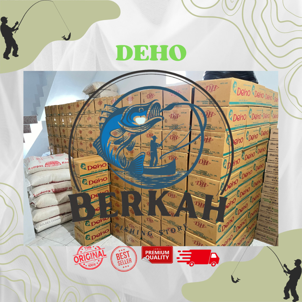 

Lovely Back - DEHO TUNA CHUNK IN OIL / TUNA DALAM MINYAK 180g 1 DUS (48pcs) - UMPAN PANCING