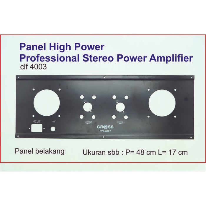 Panel High Power Amplifier ( Depan + Belakang ) Clf 4003