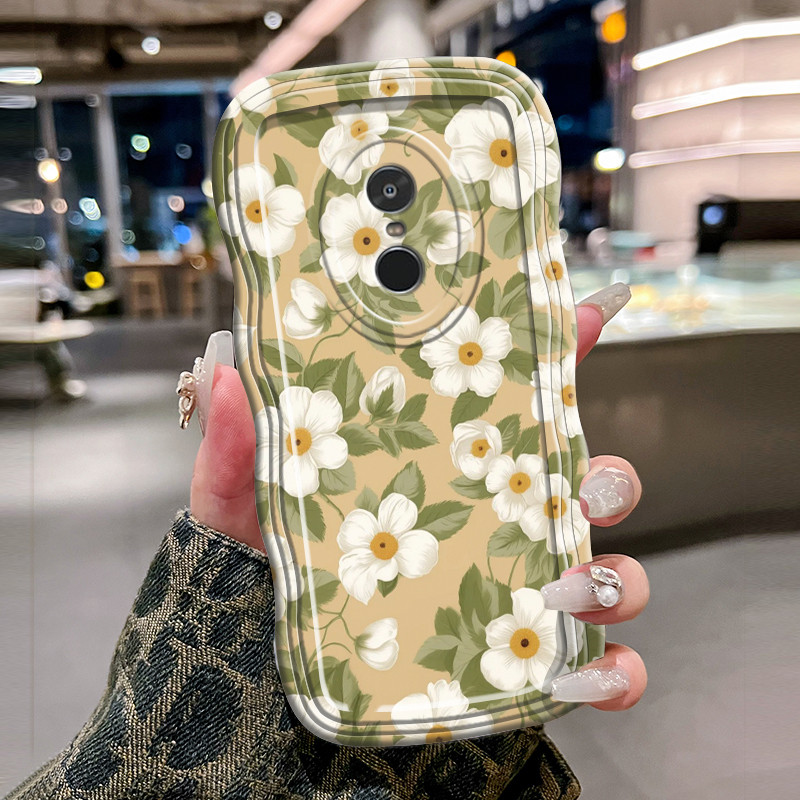 Casing Hp Untuk Xiaomi Redmi Note 4 Note 4X Note 4 Pro Case Krim gelombang Softcase Silikon Kesing B