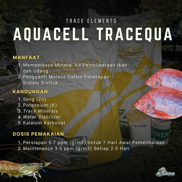AQUACELL TRACEQUA TRACE ELEMENTS BIOFLOK TANPA MOLASE