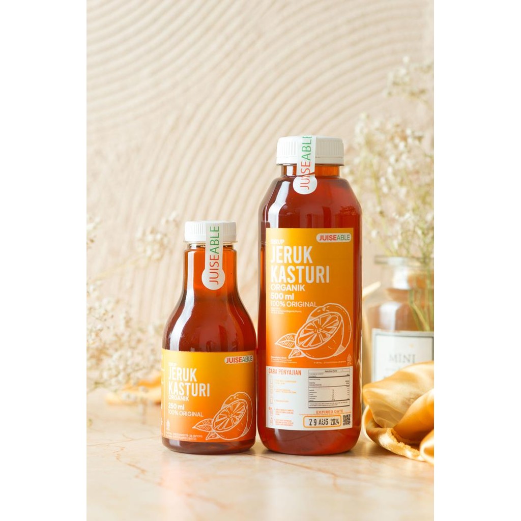 

Tjia Wu - Sirup Jeruk Kasturi Organik / Sonkit / Kietna - 1 Set (250Ml & 500Ml)