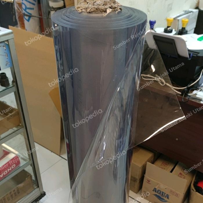 Mika Lentur Trasparan ( Mika Taplak Meja ) Mika Flexible Tebal 2Mm
