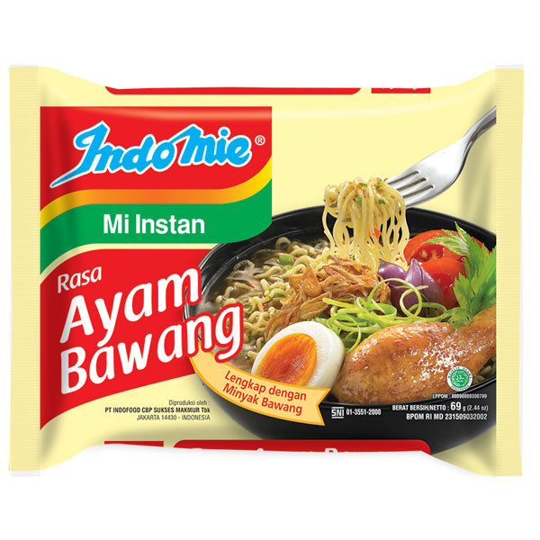 

INDOMIE AYAM BAWANG 69 GR