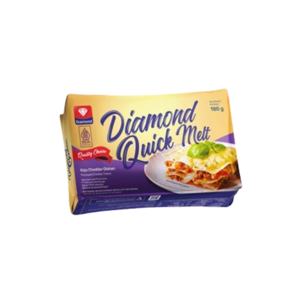 

Diamond Cheese Processed Cheddar Quick Melt 180 gram
