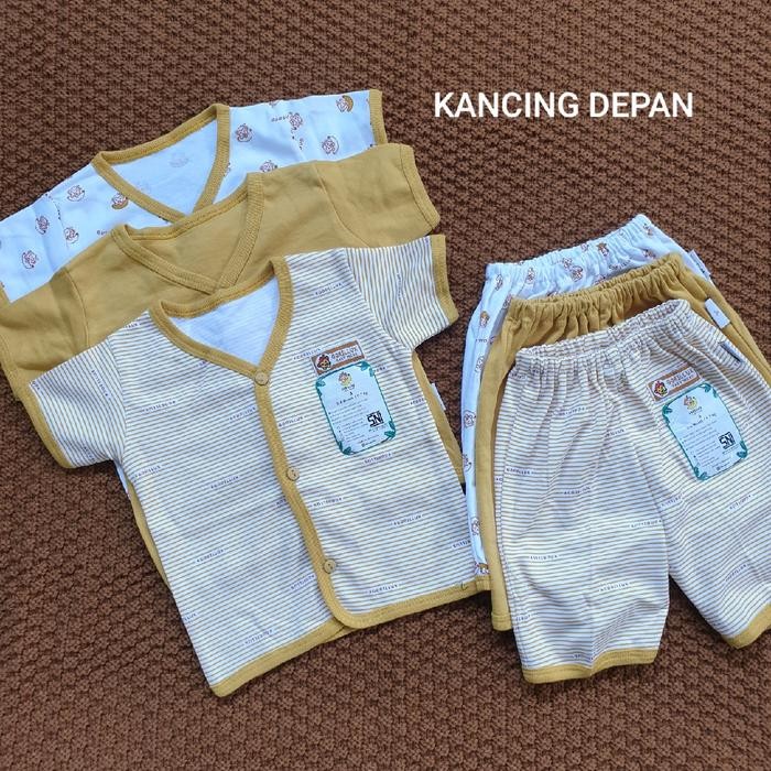 Gorillux Setelan Baju Kancing Depan