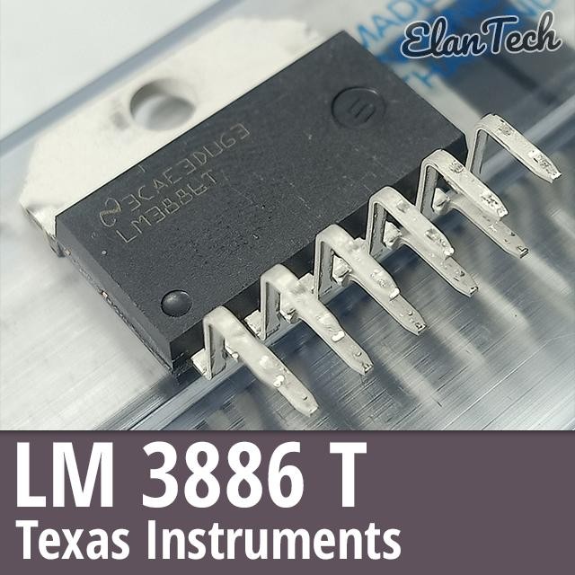 LM3886 TEXAS INSTRUMENTS ORIGINAL LM3886T 68W OVERTURE AUDIO POWER AMPLIFIER CHIP ELANTECH
