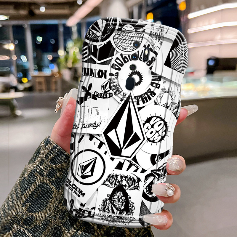 Casing Hp Untuk OPPO A5 2020 A9 2020 Case Casing HP gelombang Kesing Silikon Softcase Kasing Pola Be